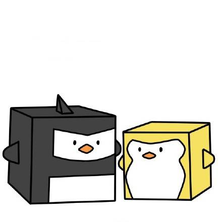 方脑壳画风的卡通漫画微信头像