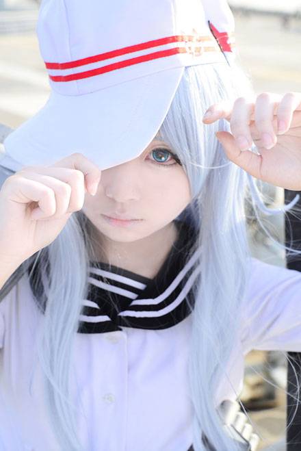 清纯萌妹舰娘舰娘伊达COS（4）