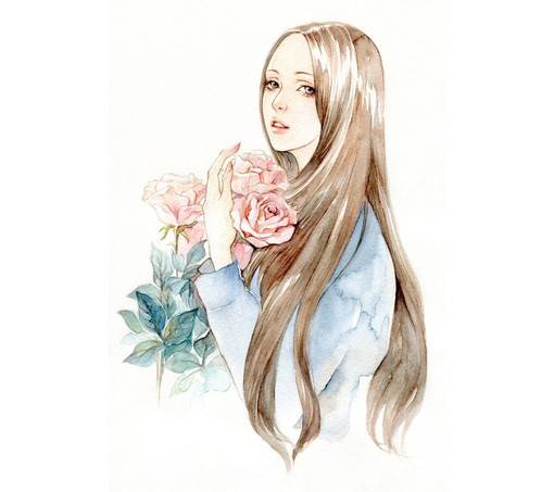 可爱文艺的小清新卡通女生头像