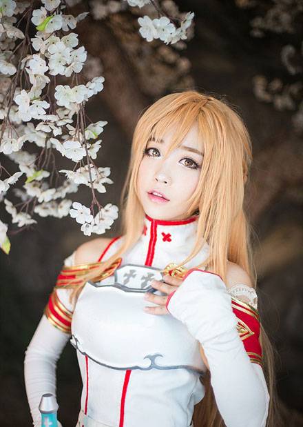 螺旋猫Tomia亚丝娜白丝制服Cos（）