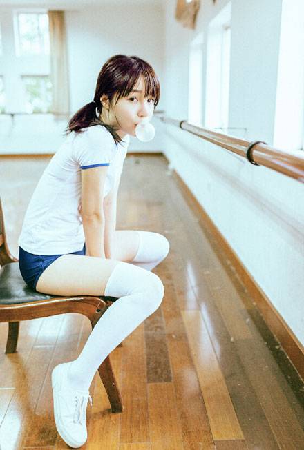 日系小清新少女体操服写真（2）