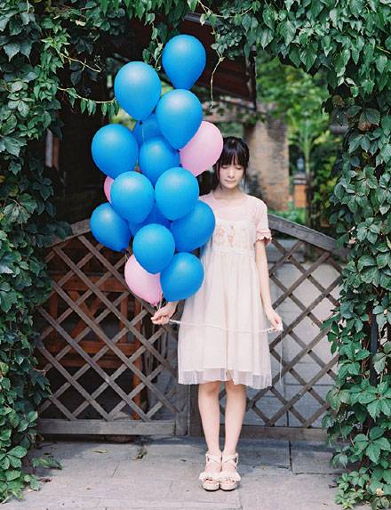 徐娇户外森系小清新写真图片写真（3）