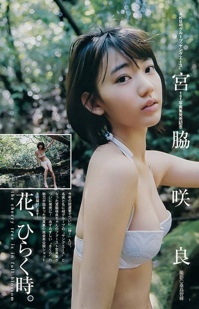 宫脇咲良为宣传写真集《さくら》10天内上连4本周刊杂志！ [16P]
