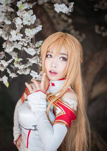 螺旋猫Tomia亚丝娜白丝2制服Cos（3）