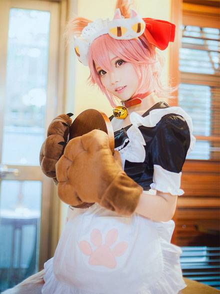 甜美萌妹COS《Fate》玉藻猫（4）