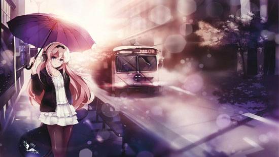 二次元打伞美少女合集(5)