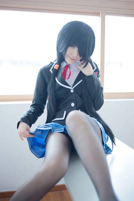 《约会大作战》时崎狂三制服COS（2）