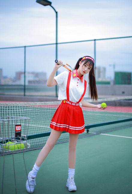 清纯网球少女小清新写真（9）