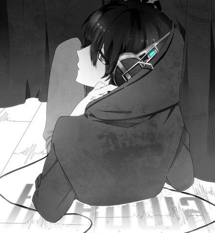 二次元耳机美男图片(3)