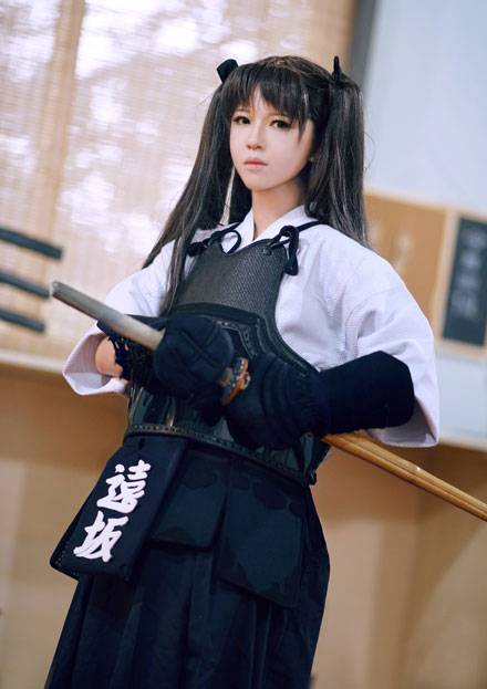 萌妹《Fate》远坂凛COS（1）