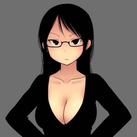 二次元眼镜萌娘美图系列1(13)