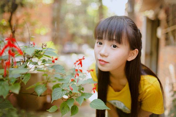 元气少女户外清新图片写真（9）