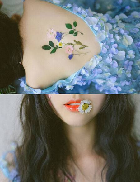 日系养眼美女气质唯美写真（12）