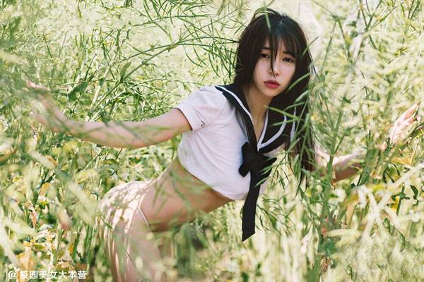 武汉纺大校花周文羽神似angelababy(10)