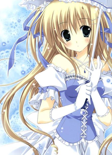 二次元打伞美少女美图赏析（14）