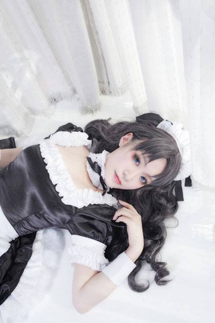《Fate》远坂凛女仆装Cos（32）