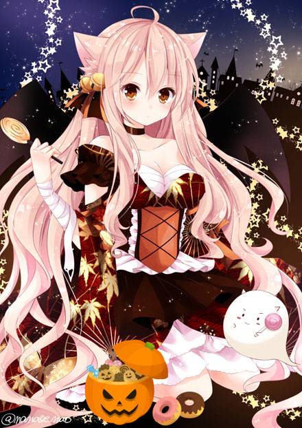 二次元万圣节美少女精美图集二（11）