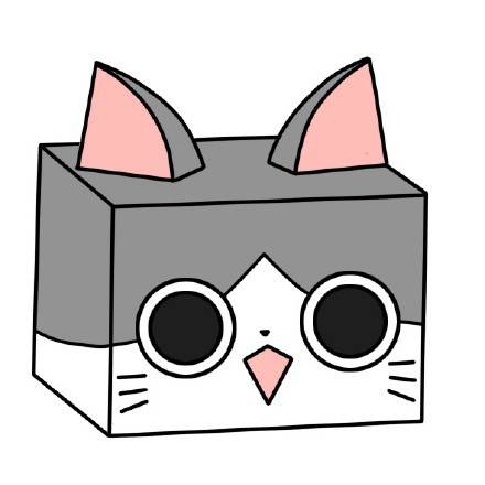 方脑壳画风的卡通漫画微信头像