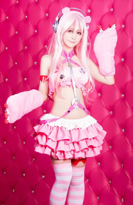 清纯软妹超级索尼子甜美COS（11）