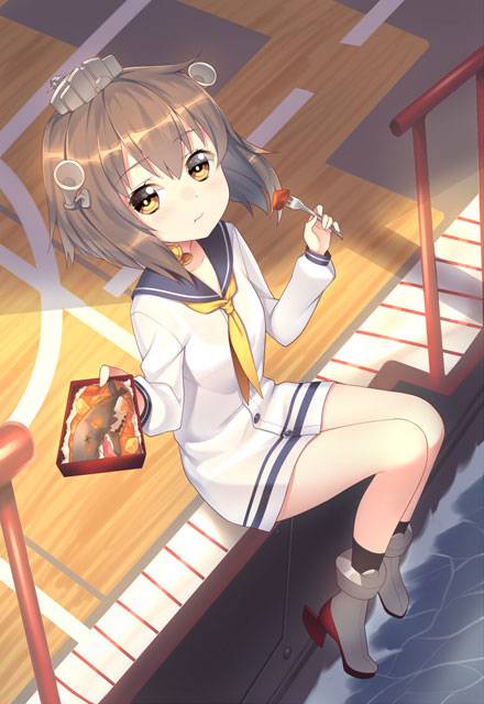 二次元吃货萌妹可爱图集（8）