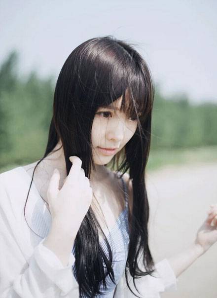 长发养眼美女日系清新图片写真（3）