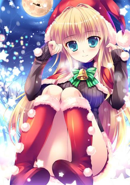 二次元圣诞美少女美图赏一（6）