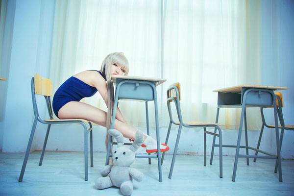 贫乳萝莉《缘之空》穹妹死库水COS（5）