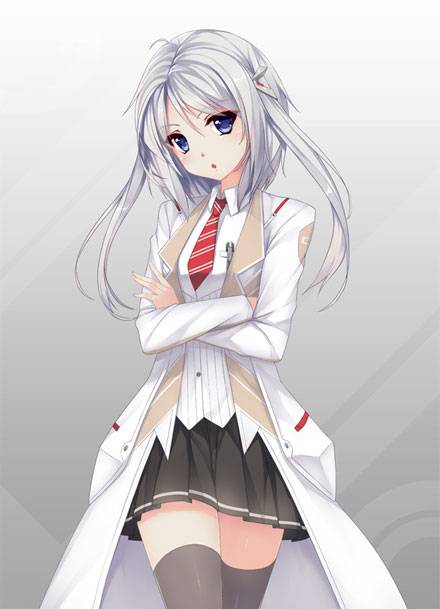 二次元银发美少女美图图集（13）