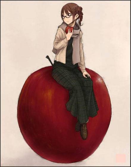 二次元眼镜萌娘美图系列2(12)