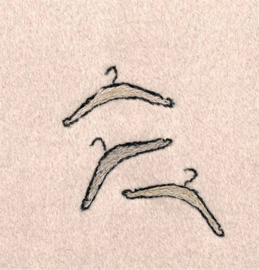 日本插画师円絵的生活类手工刺绣设计作品