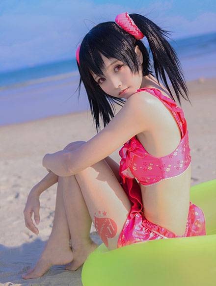 可爱妹子矢泽妮可水着COS（3）