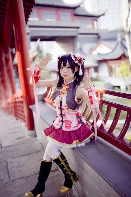 清纯萌妹矢泽妮可旗袍觉醒COS（4）