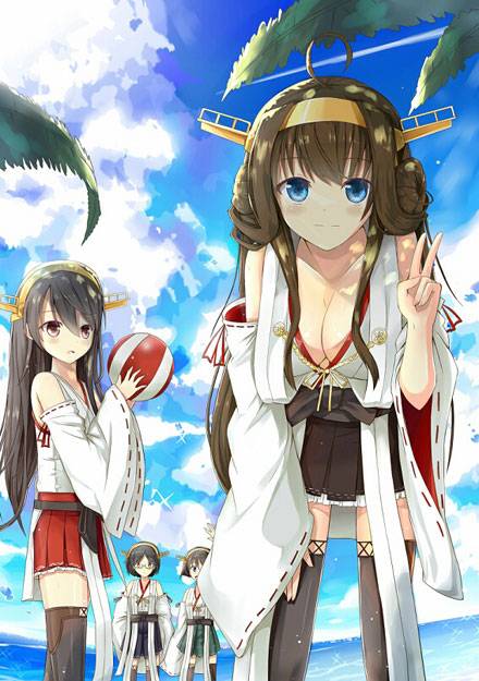 二次元海边比基尼美少女福利美图（）