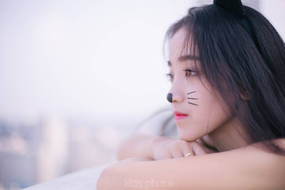 妹纸扮猫咪，第10张