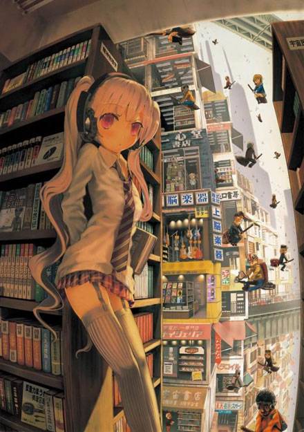 海量二次元耳机少女美图赏析(14)