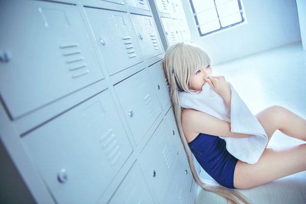 贫乳萝莉《缘之空》穹妹死库水COS（12）