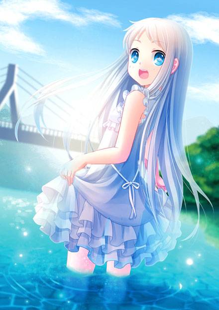 银发美少女本间芽衣子治愈系图片大全（10）