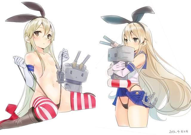 好害羞《天三月绘师笔下的舰娘日常》视角太好胖次全都露了啦♥ - 图片1