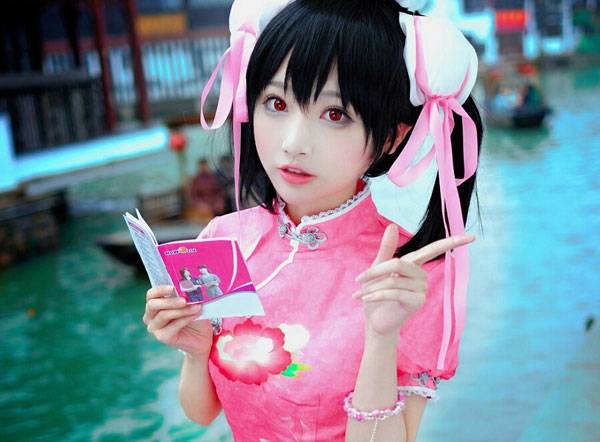 小柔SeeU矢泽妮可旗袍未觉醒Cos（4）