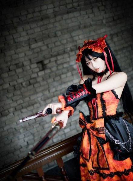 螺旋猫dolljj双色瞳萝莉时崎狂三cos（4）