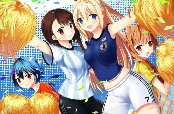 二次元萌妹世界杯同人图赏(1)