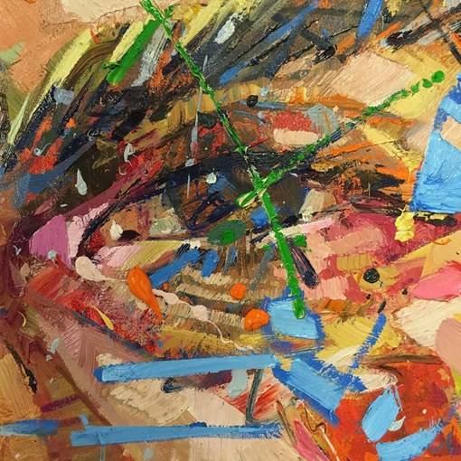 Andrew Salgado的色彩系人物面部油画