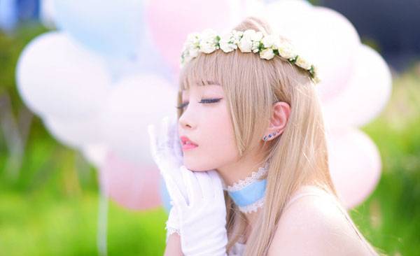 螺旋猫Tomia南小鸟白色情人节Cos（1）