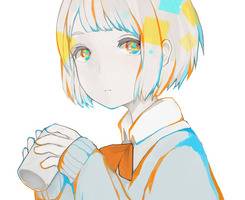 日系二次元风的男生女生卡通人物头像图片