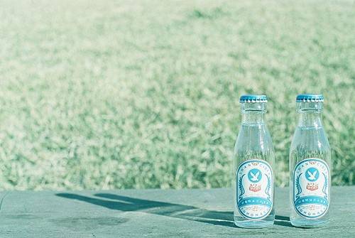 日系玻璃瓶子小清新图片