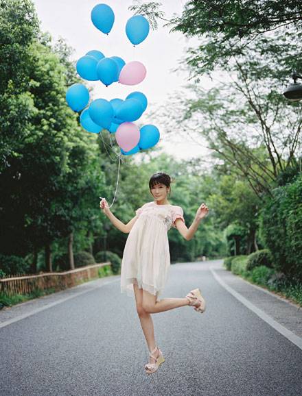 徐娇户外森系小清新写真图片写真（9）