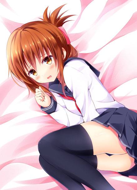 二次元脸红娇羞萌妹子可爱图集四（7）