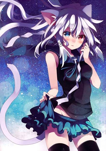 三嶋黑音白发美少女图集(5)