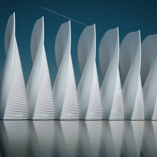 极简主义空间几何图片