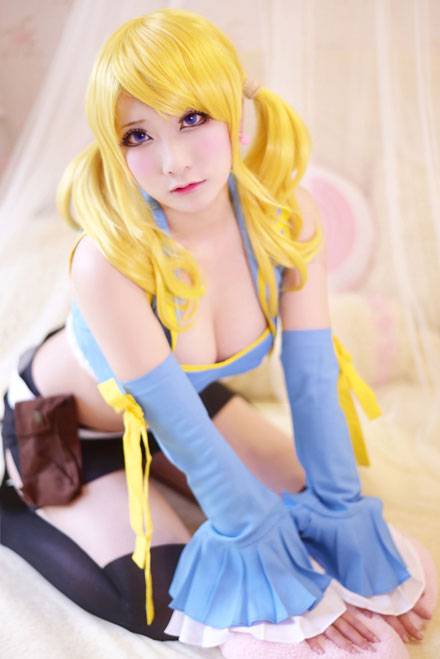 《妖精的尾巴》露西福利COS（2）